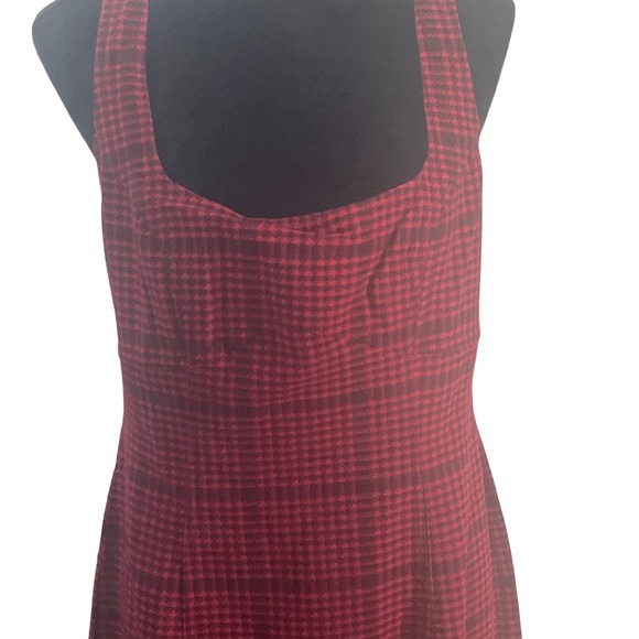 ANTHROPOLOGIE, SZ 8, RED/BLACK, SLEEVELESS, ZIP UP DRESS. NWT - Picture 11 of 11